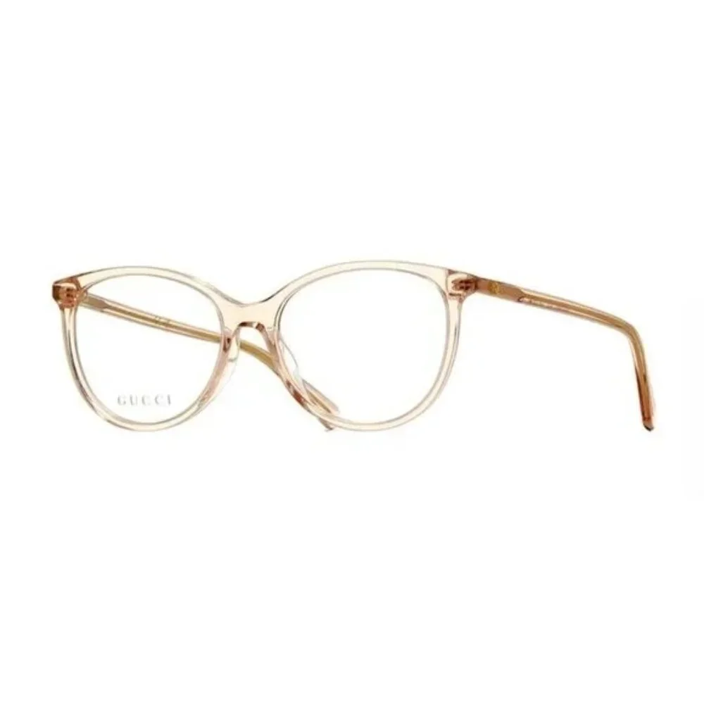 NEW GUCCI WOMEN PINK CLEAR EYEGLASSES GUCCI